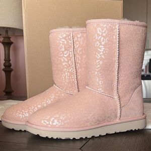 UGG Pink Winter Boots